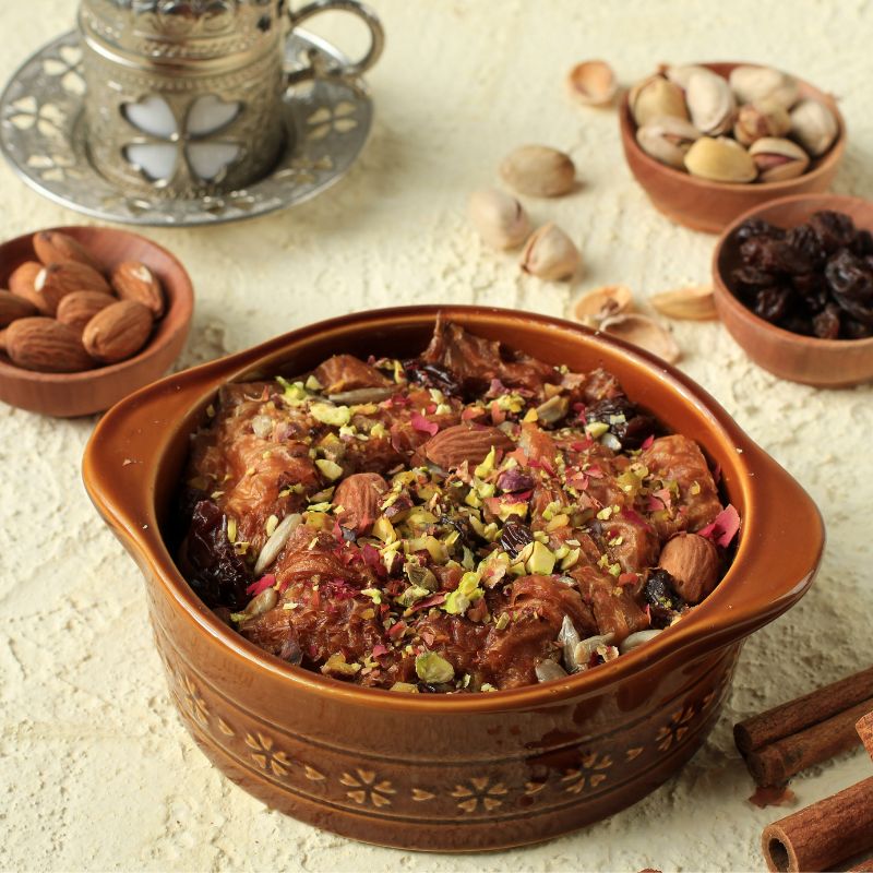 Om Ali - arabischer Brotpudding // Vegane Rezepte