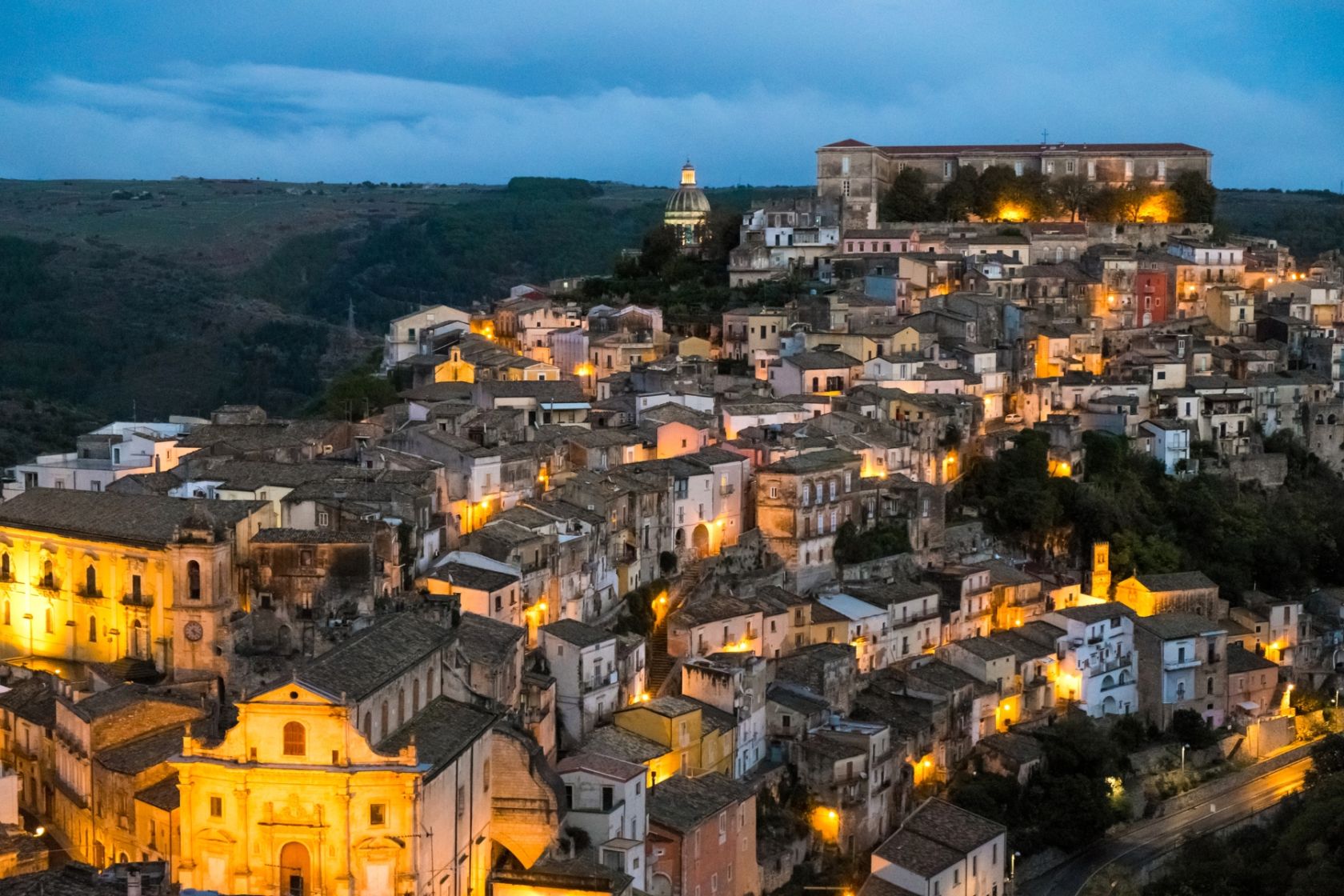 Ragusa Ibla - nicht nur bei Nacht ein wunderschöner Anblick