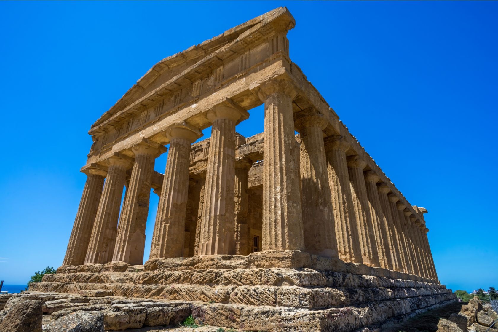 Der Concordiatempel im Valle dei Templi gilt als einer der am besten erhaltenen griechischen Tempel weltweit