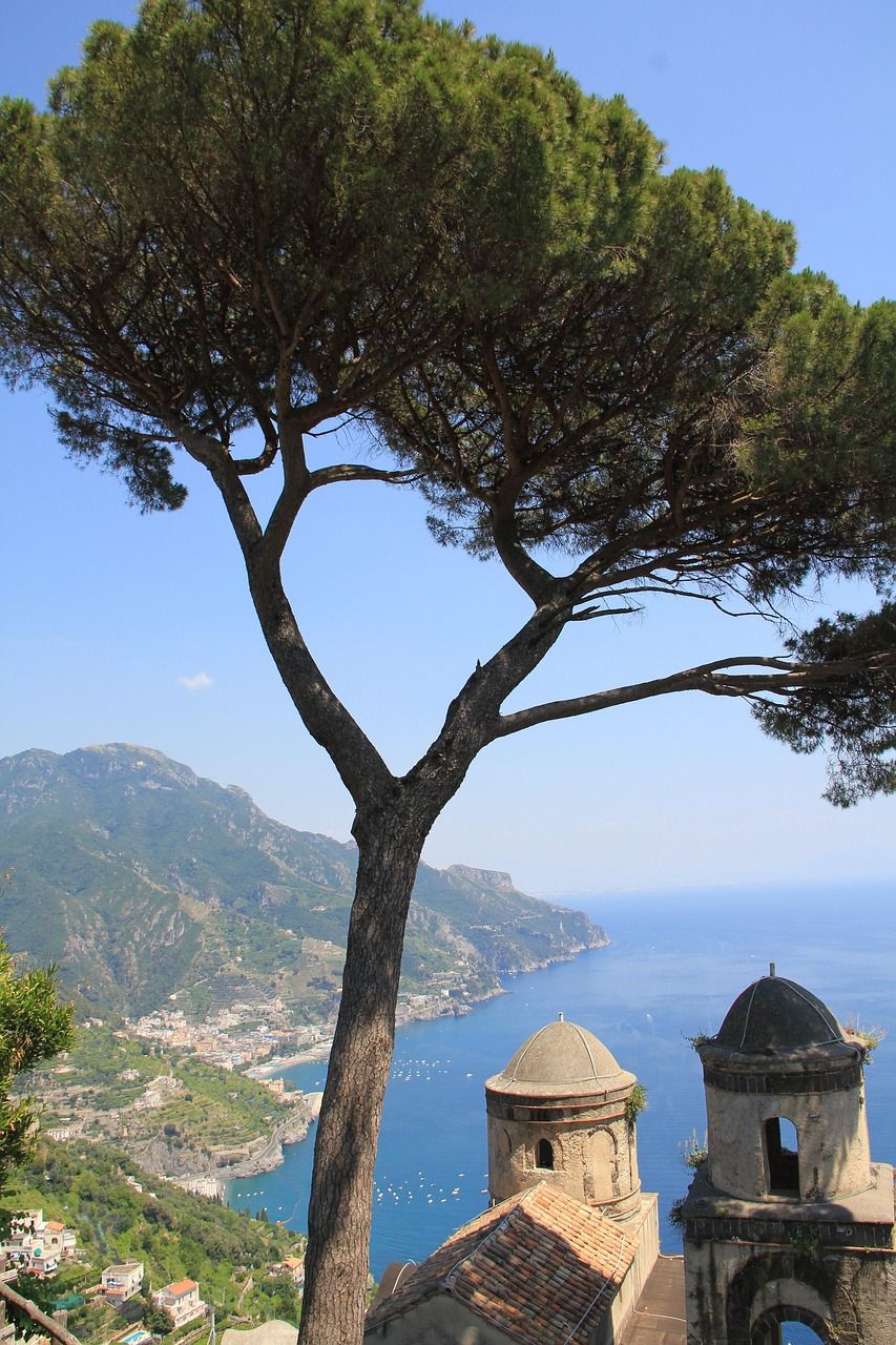 Ein Blick über Amalfi
