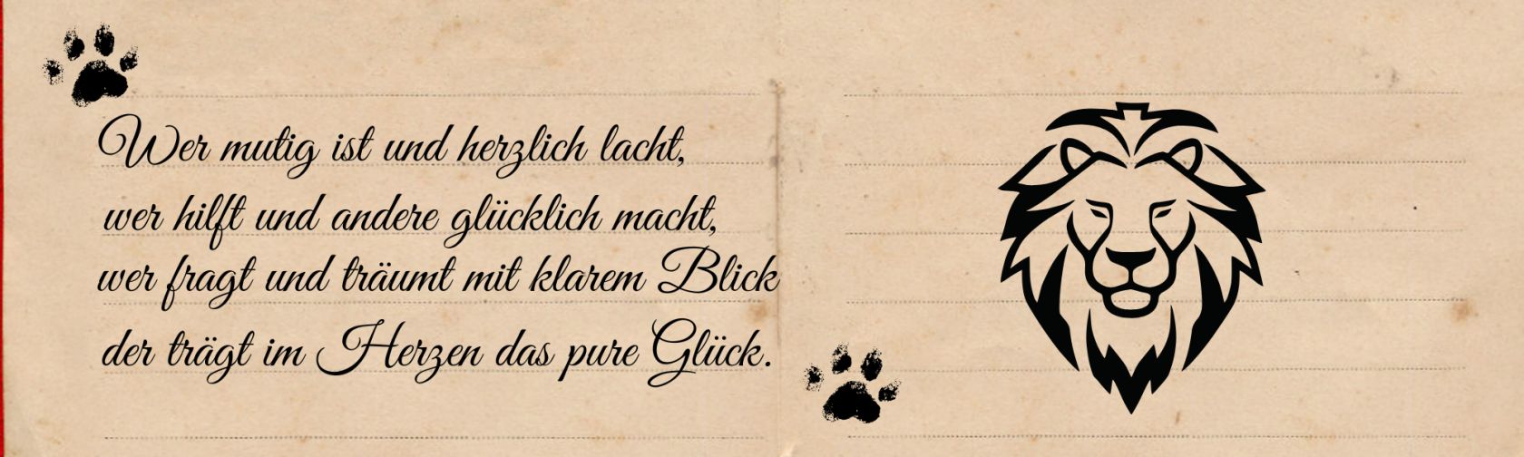 Der Brief der goldenen Maske