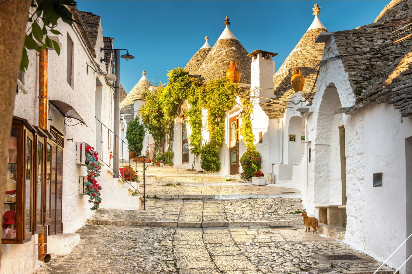 Trulli-Häuser in Alberobello, Puglia
