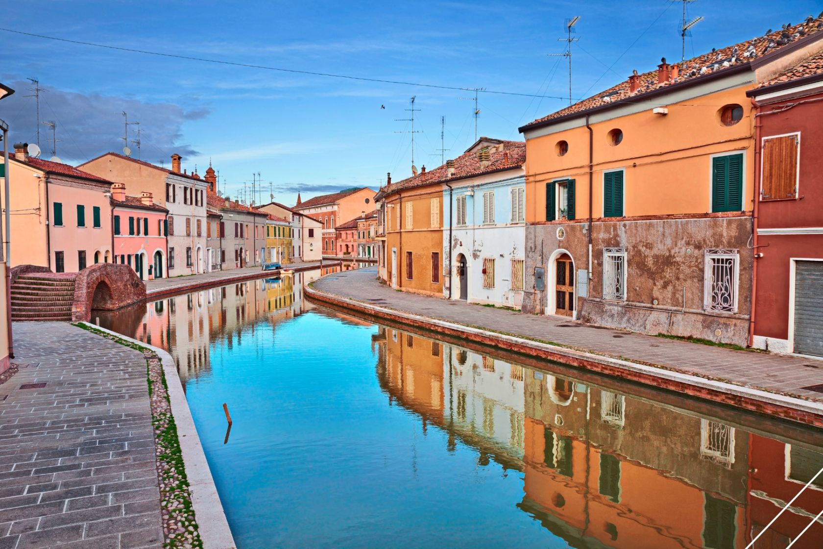 Comacchio wird oft als „kleines Venedig“ bezeichnet