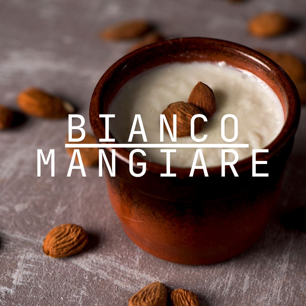 Rezept: Biancomangiare mit Erdbeercoulis