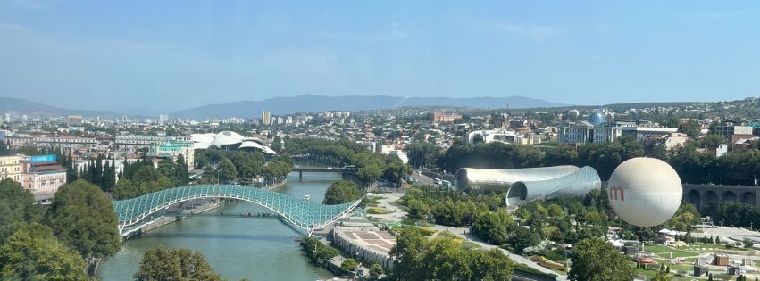 Ein Blick über Tbilisi