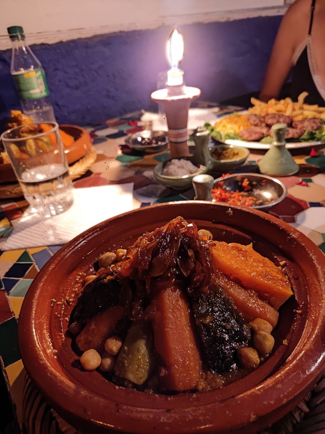 Tajine Berbere in einem Restaurant in Marrakech